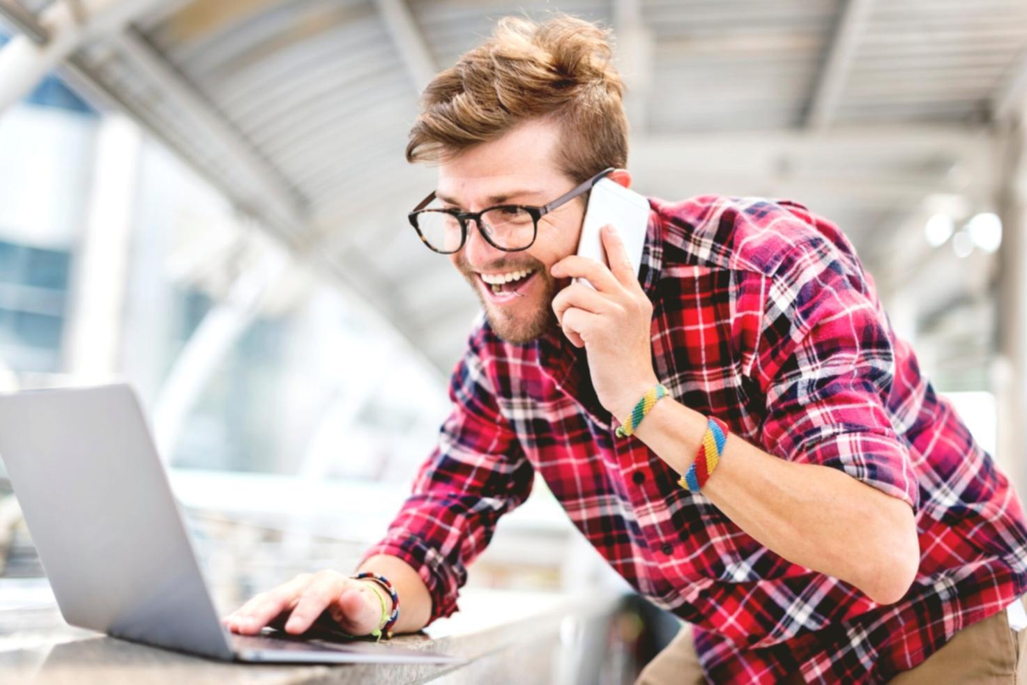 Professional mobile app development consultation workspace